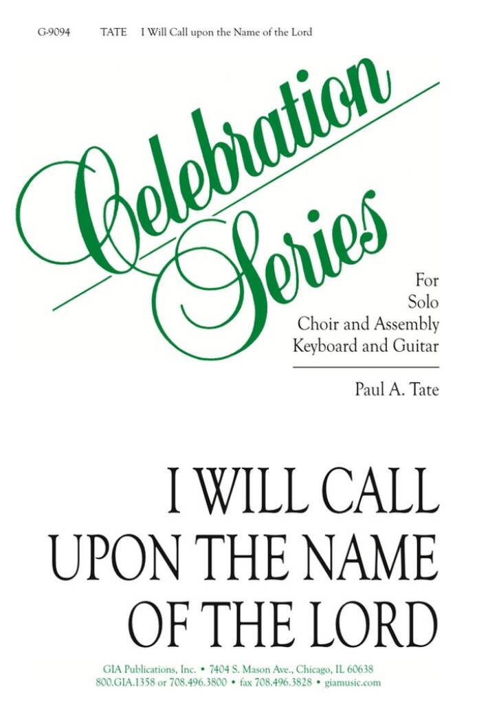 I Will Call Upon the Name of the Lord